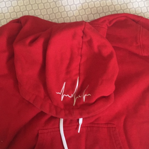 Red Heartbeat Hoodie - Picture 2 of 2